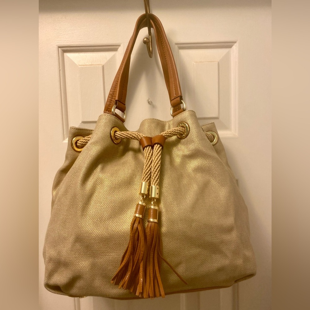 ENC Michael Kors Marina Drawstring Tassel Tote Bag